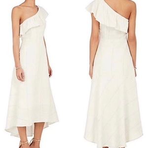 A.L.C Barney’s Evangeline One Shoulder Linen Dress